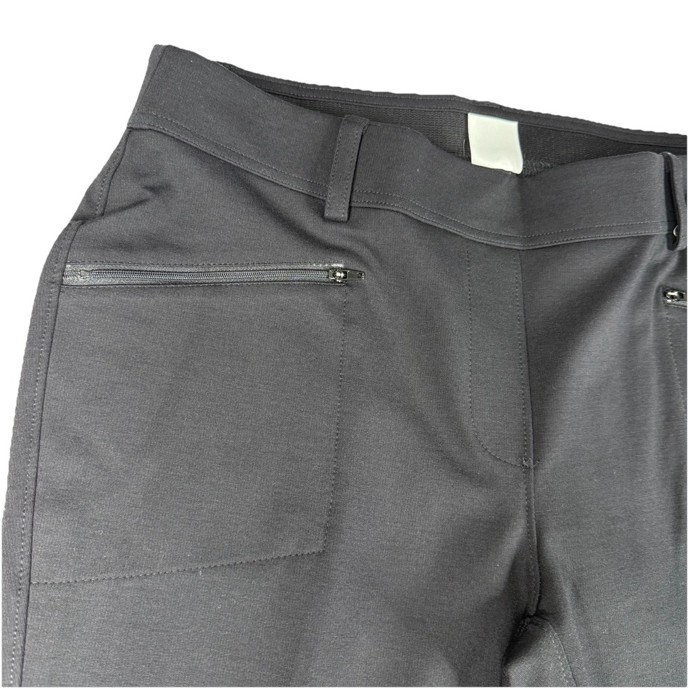 Belyn Key Golf Commuter Crop Pants Women's Sz XL Slim Fit Black Onyx Mid Rise - Picture 4 of 12